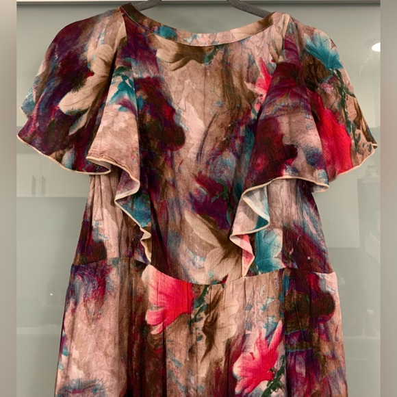 NWT, Soft Surroundings, Italian Dreams Tiered Maxi Dress. Size Medium Petite. - Picture 10 of 10